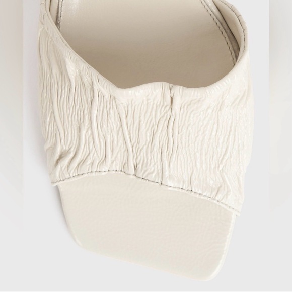 Toteme The Gathered Leather Scoop Heel Sandal - Picture 3 of 7